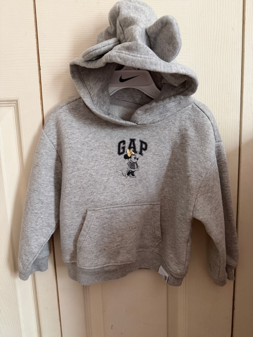 GAP Gray Kids Hoodie with Minnie Logo